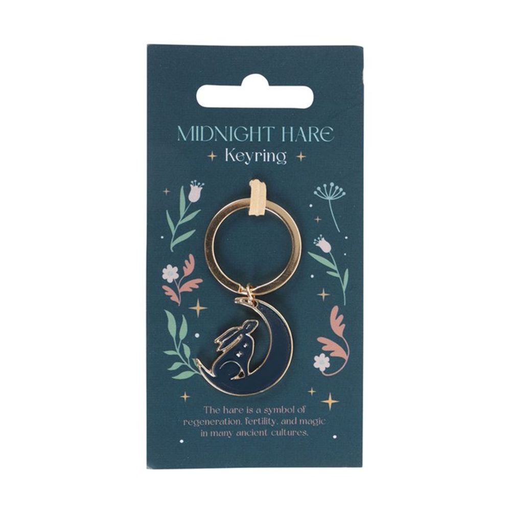 Midnight Hare Keyring