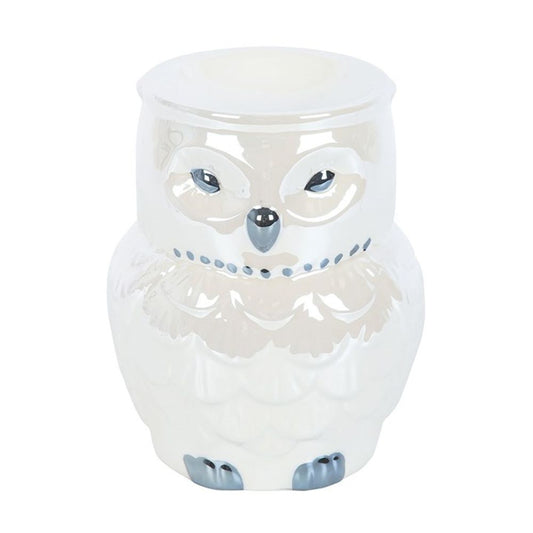 Owl Shaped Iridescent Oil Burner and Wax Warmer