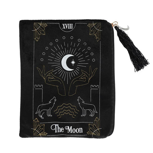 The Moon Tarot Card Zippered Bag