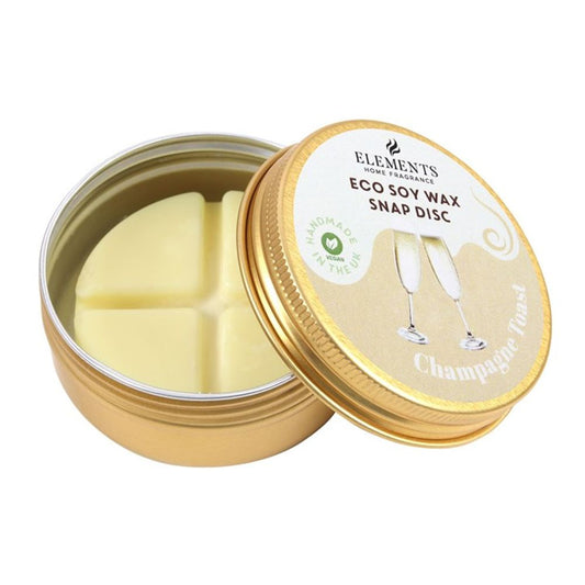 Champagne Toast Soy Wax Snap Disc