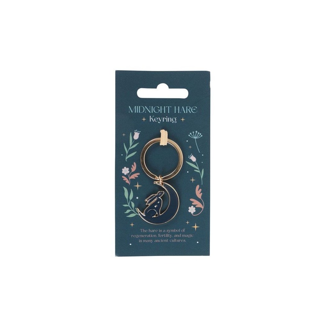 Midnight Hare Keyring