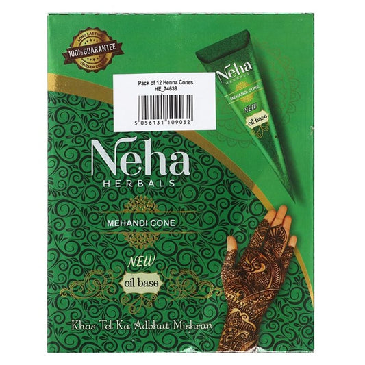 Pack of 12 Henna Tubes